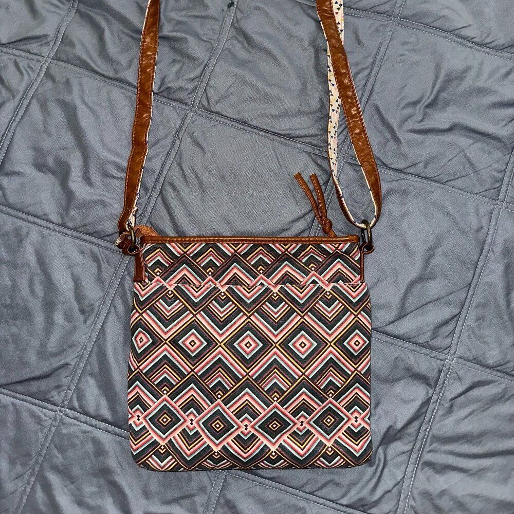 Mandala Crossbody Bag Aztec Vibrant Small Satchel Purse Western - Picture 2 of 10